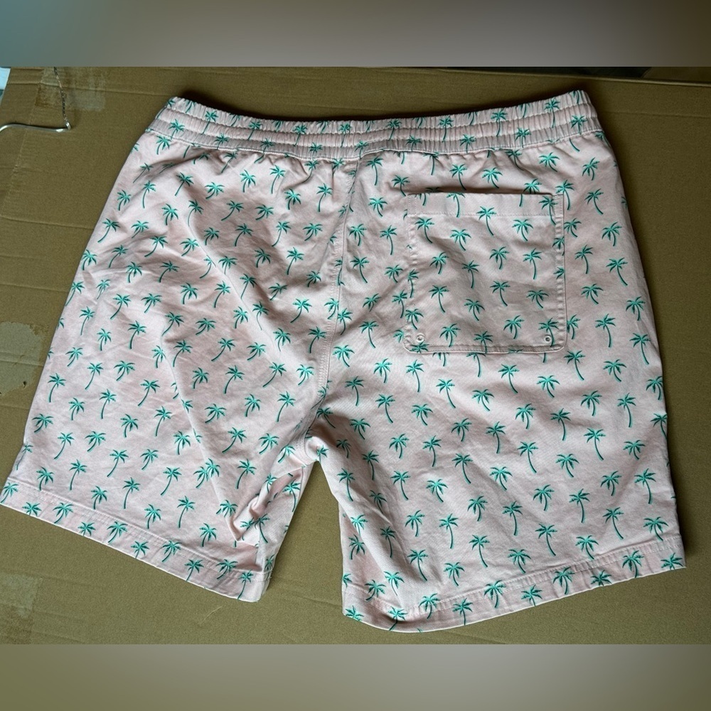Bixby Pink and Green Patterned Shorts 35/7 - Picture 5 of 5